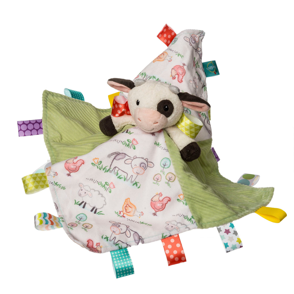 Taggies Buttercup Cow Character Blanket