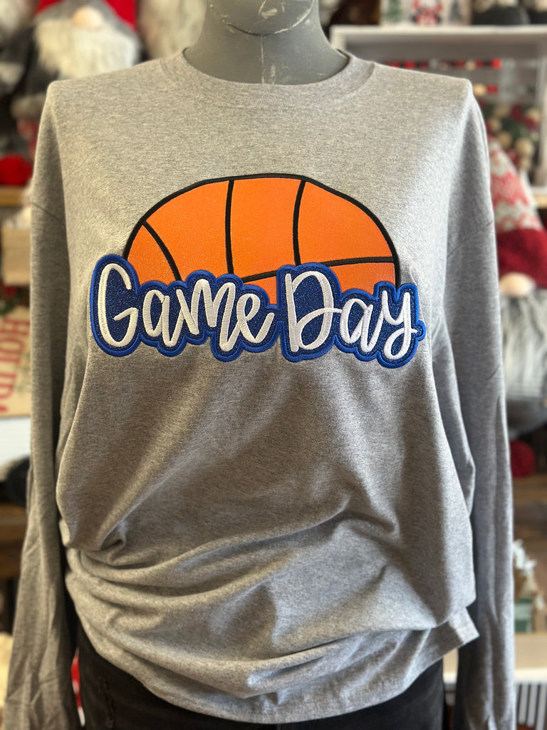 Game Day Basketball Long Sleeve Tee