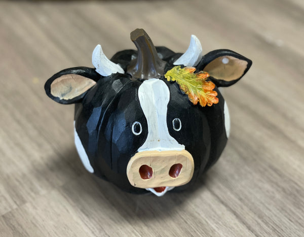 Pig and Cow Pumpkins