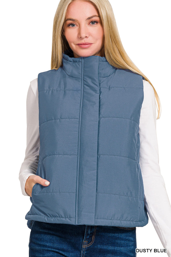 Puff Vest - Slightly Hi-Low