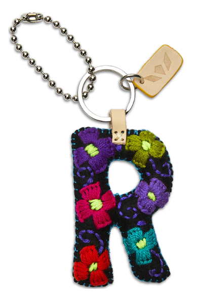 Consuela Felt Alphabet Charms - Black