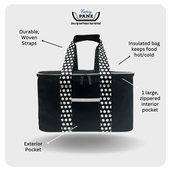 Fancy Panz -  Insulated Travel Bag - Black