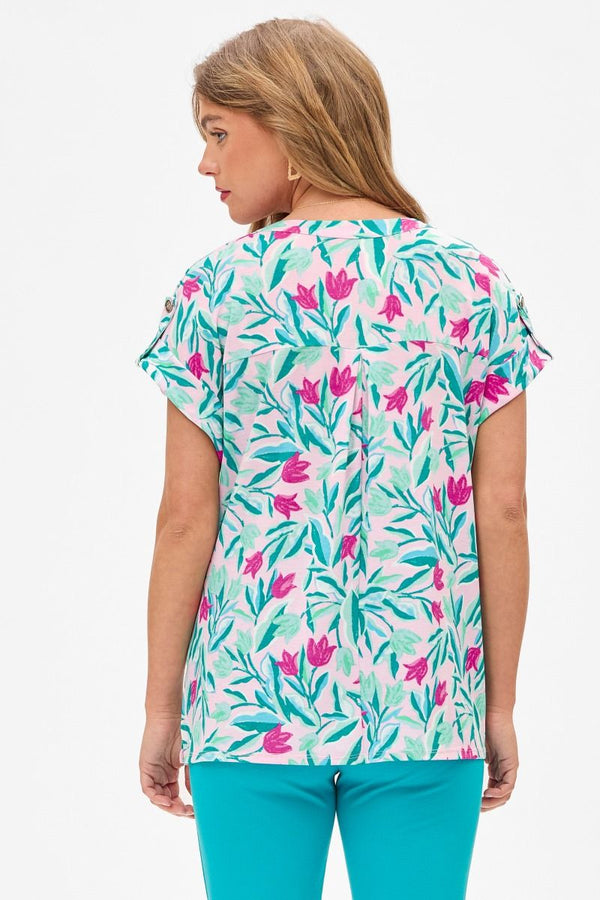 Savanna Short Sleeve Tulip Top