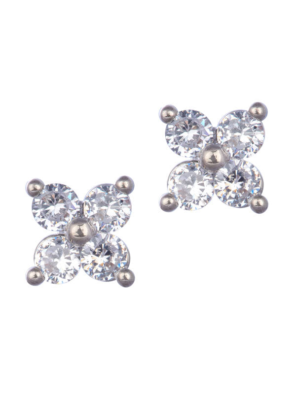 LAURA JANELLE CRYSTAL STAR STUD EARRINGS