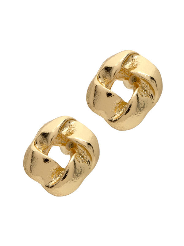 LAURA JANELLE SQUARE RIBBON STUD EARRINGS