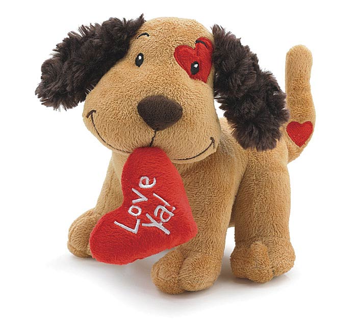 PLUSH LOVE YA VALENTINE PUPPY