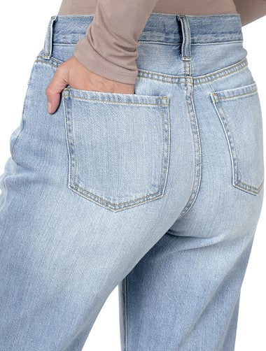 LINDA HIGH RISE MOM JEANS