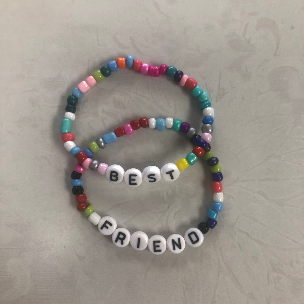 Rainbow Beaded Bracelets (child size) - Iviana & Co.