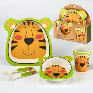 Bamboo 5 pc Childrens Dinnerware Set - Matarow