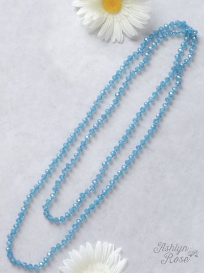 60" Double Wrap Beaded Necklace