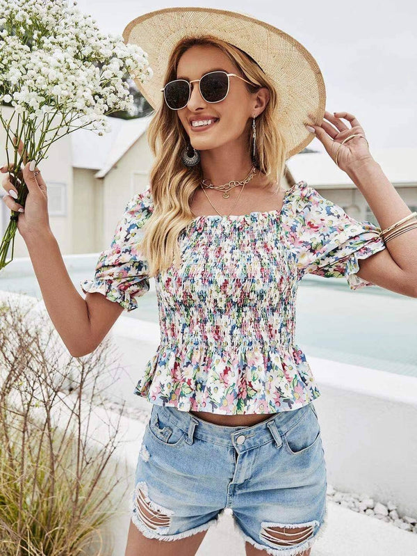 Floral Crop Top