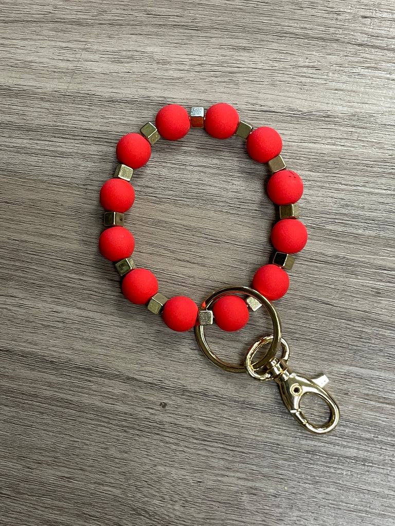 Clay Bead Keychain